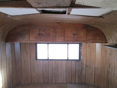 Interior Of Prairie Schooner Crammed W Clothes Furniture Other